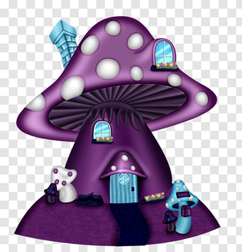 Fairy Duende Image Mushroom Drawing - Purple - Bling Champignons Magiques Transparent PNG