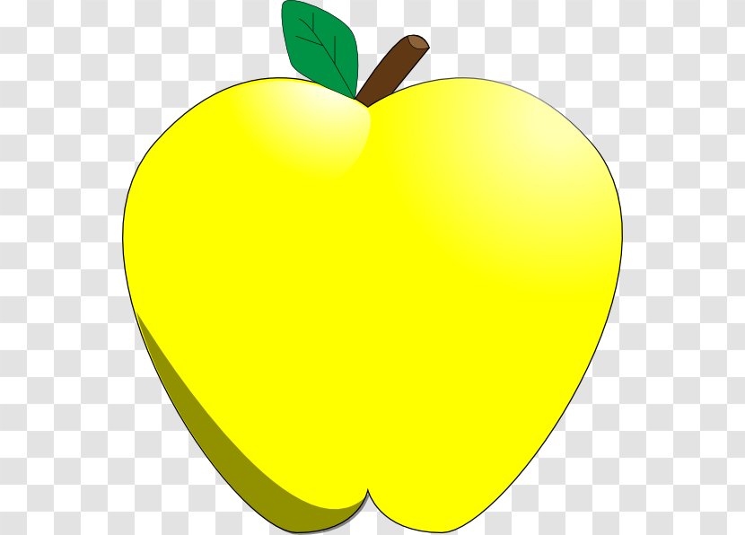 Apple Golden Delicious Clip Art - Flowering Plant - YELLOW Transparent PNG