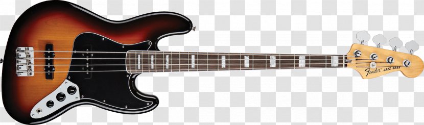Fender Jazz Bass V Precision Mustang Jaguar - Watercolor - Guitar Transparent PNG