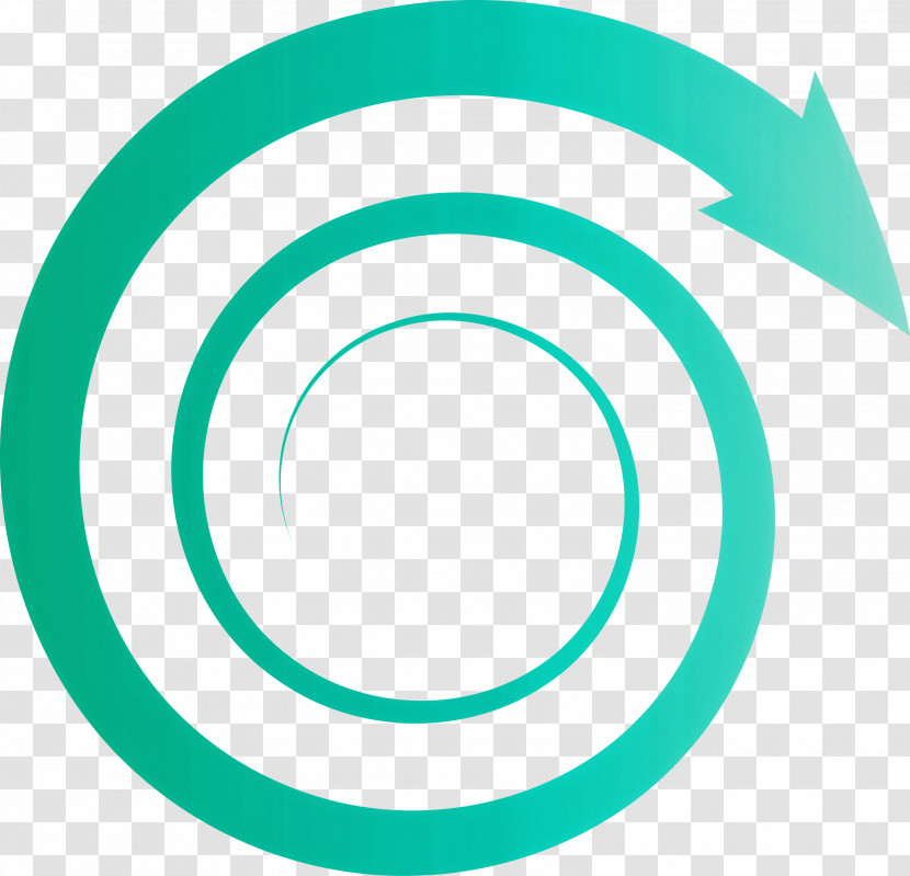 Spiral Arrow Transparent PNG
