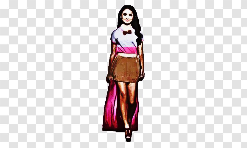 Costume Clothing - Magenta - Style Drawing Transparent PNG
