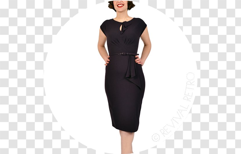 Little Black Dress Waist Stop Staring Wedding - 1940's Style Clothing Transparent PNG