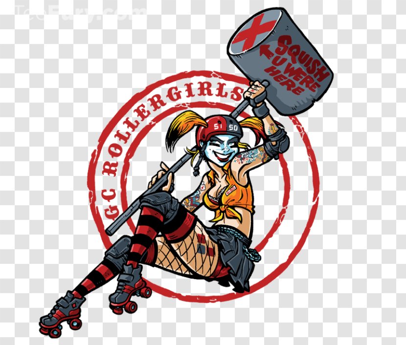 DC Rollergirls Team Sport Roller Derby Washington, D.C. - Art Transparent PNG