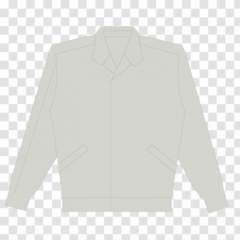 Dress Shirt Clothing Laborer Jacket Collar - Outerwear - Gray Male Transparent PNG