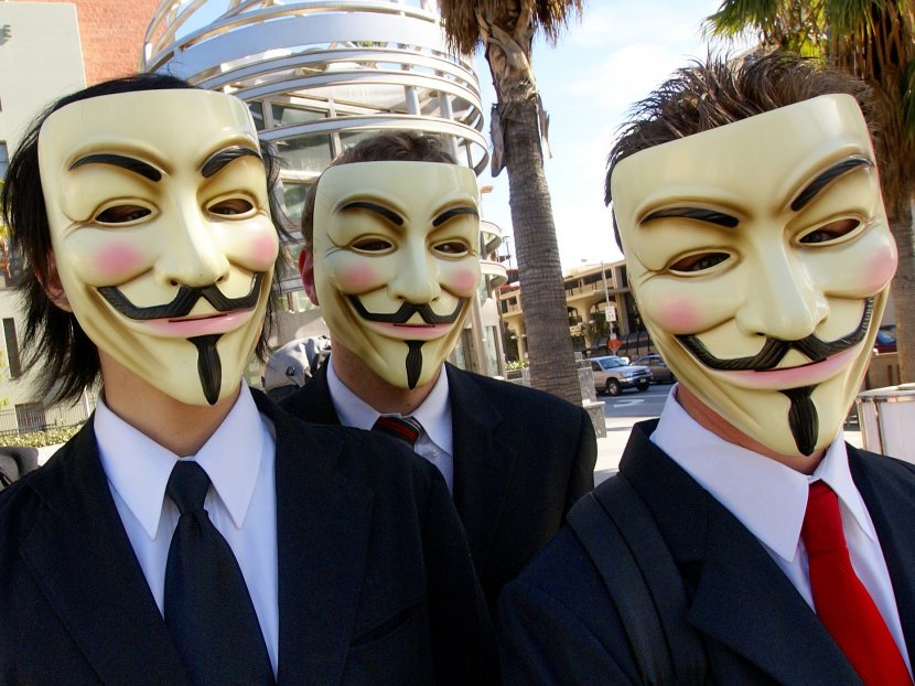 Topiary United States Anonymous Swizz Beatz Megaupload - Organization - Mask Transparent PNG