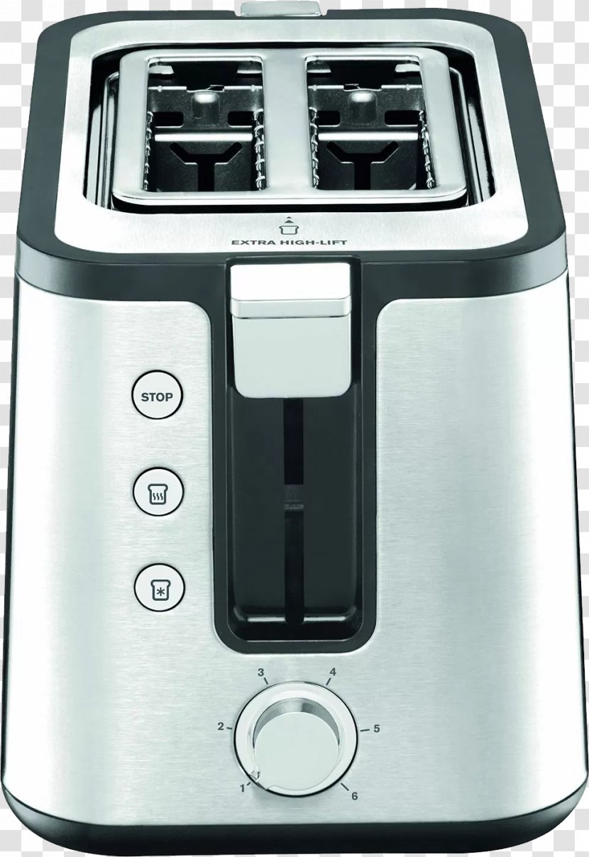 Toaster With Built-in Home Baking Attachment Krups ProAroma KH1518 2-slice - Appliance - Toast Transparent PNG