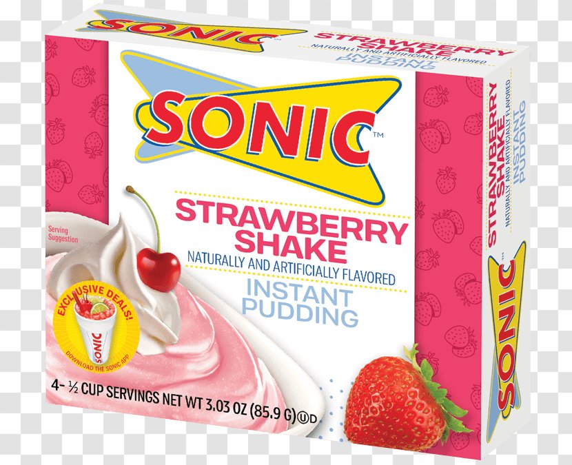 Strawberry Milkshake Sonic Drive-In Fizzy Drinks Food - Fruit Transparent PNG