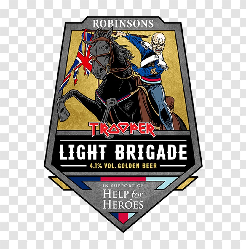 Robinsons Brewery Iron Maiden Beer Ale Charge Of The Light Brigade Transparent PNG