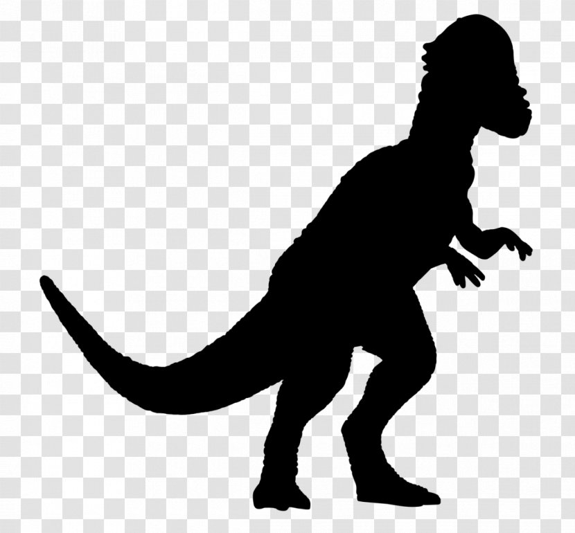 Tyrannosaurus Clip Art Silhouette - Tail Transparent PNG