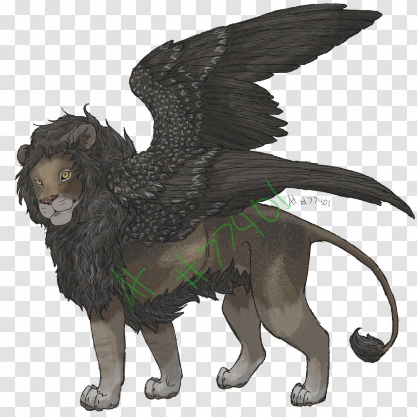 Cat Dog Canidae Mammal Wildlife - Fictional Character - Winged Lion Transparent PNG