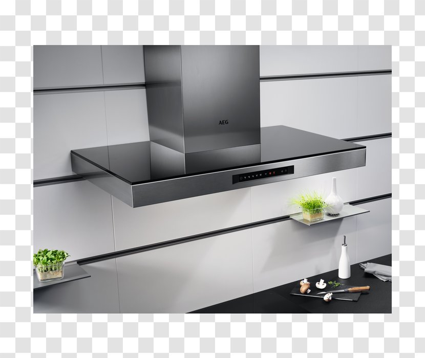 Exhaust Hood AEG Oven Home Appliance Kitchen - Furniture - Hotte Inox Transparent PNG