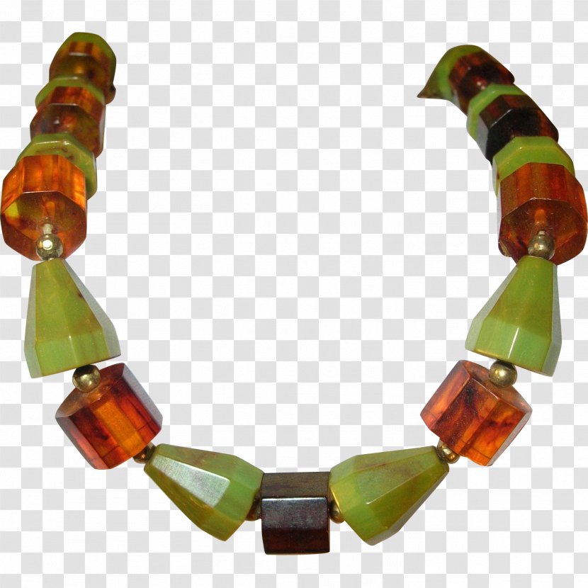 Amber Bead Body Jewellery Bracelet - Gemstone Transparent PNG