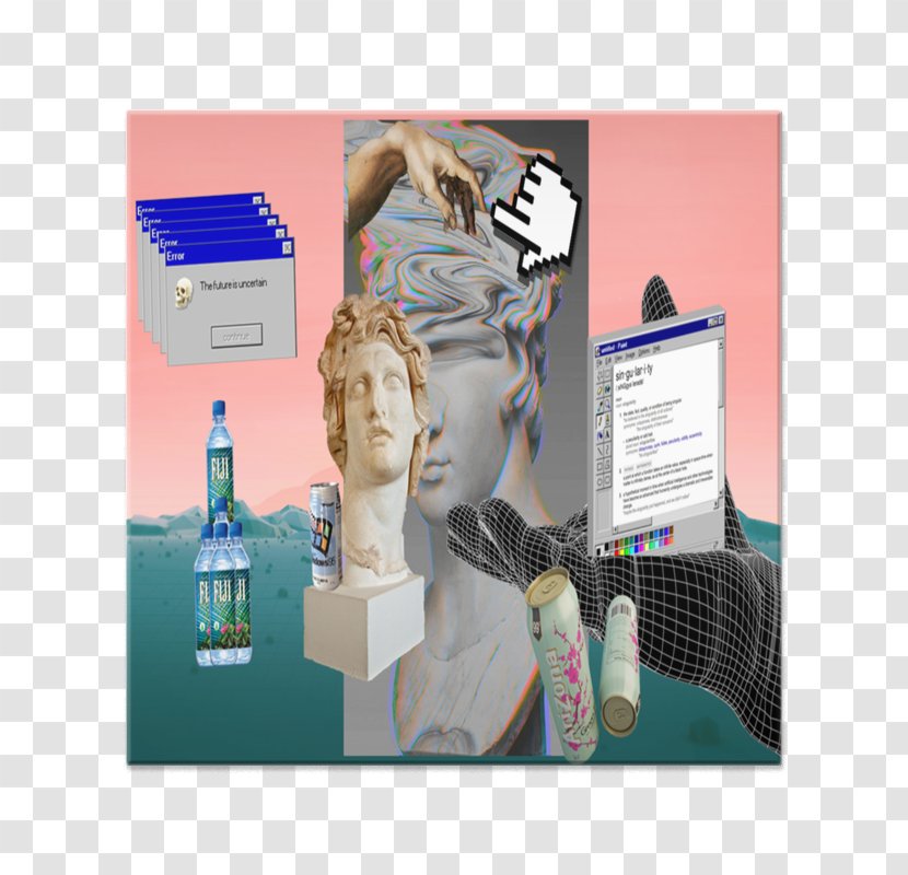 Graphic Design Poster - Vapor Wave Transparent PNG