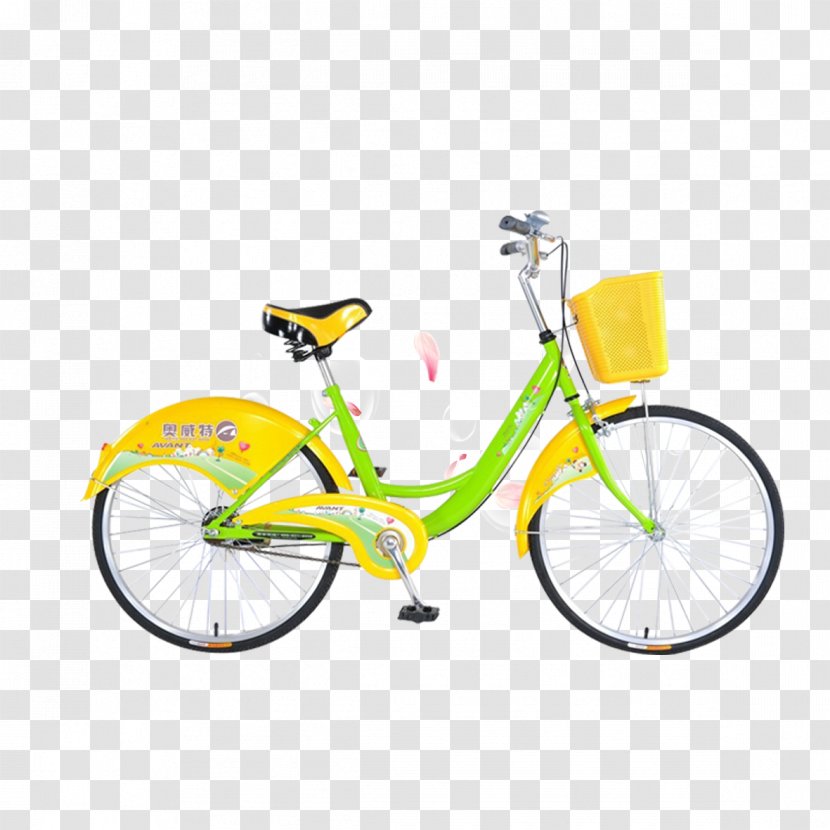 Bicycle Wheel Cycling Frame Sharing System - Accessory - Yellow Bike Tire Transparent PNG