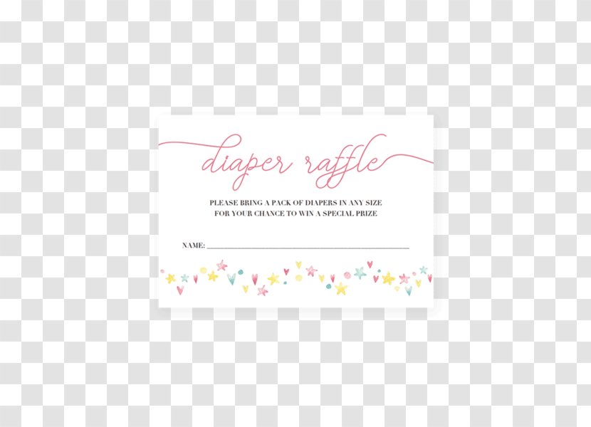 Diaper Baby Shower Infant Raffle Game - Silhouette - Ticket Transparent PNG