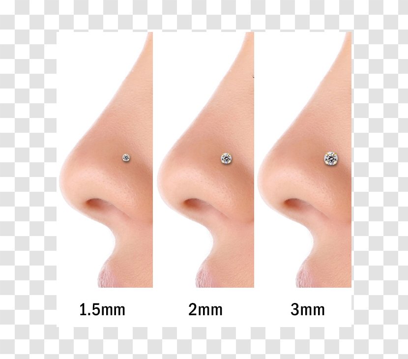 Earring Nose Piercing Body Diamond - Flower Transparent PNG