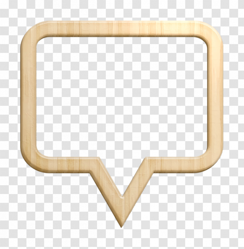 Speeches Icon Blank Squared Bubble Icon Comment Icon Transparent PNG