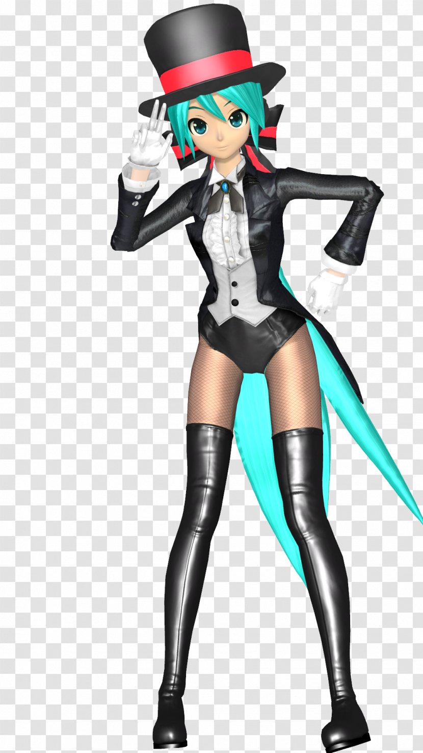 Hatsune Miku Project Diva F Megurine Luka MikuMikuDance Character - Mikumikudance Transparent PNG