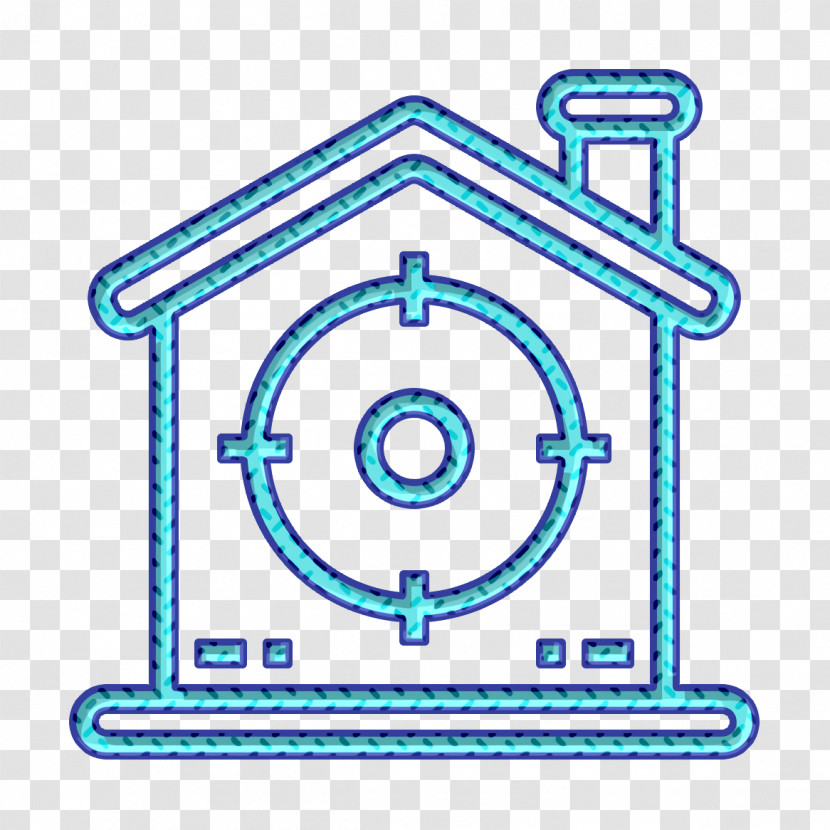 Real Estate Icon Home Icon Target Icon Transparent PNG