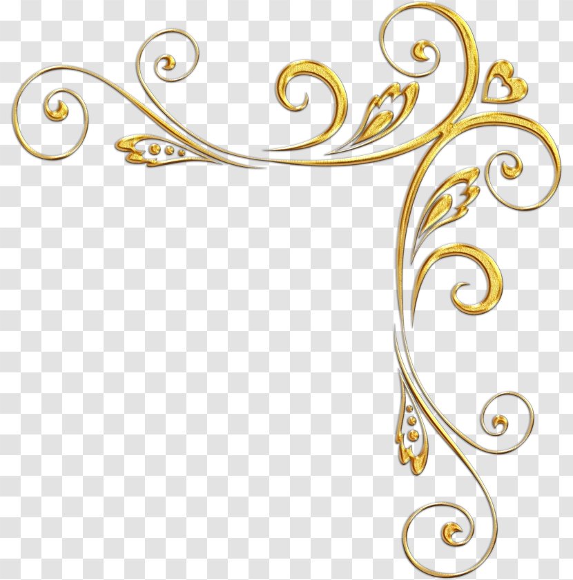 Gold Picture Frames - Ornament Drawing Transparent PNG