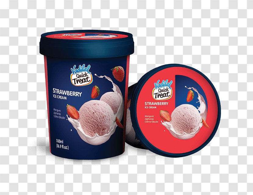 Ice Cream Kulfi Vadilal Happinezz - Real Strawberries Transparent PNG