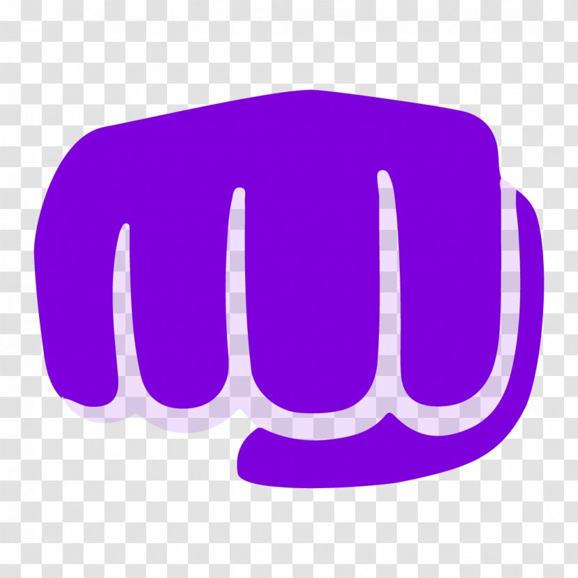 Brand Logo Product Design Font - Purple - Fist Bump Transparent PNG