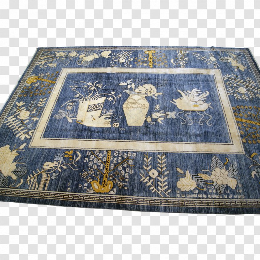 Blue Carpet Flooring Textile - Rug Transparent PNG