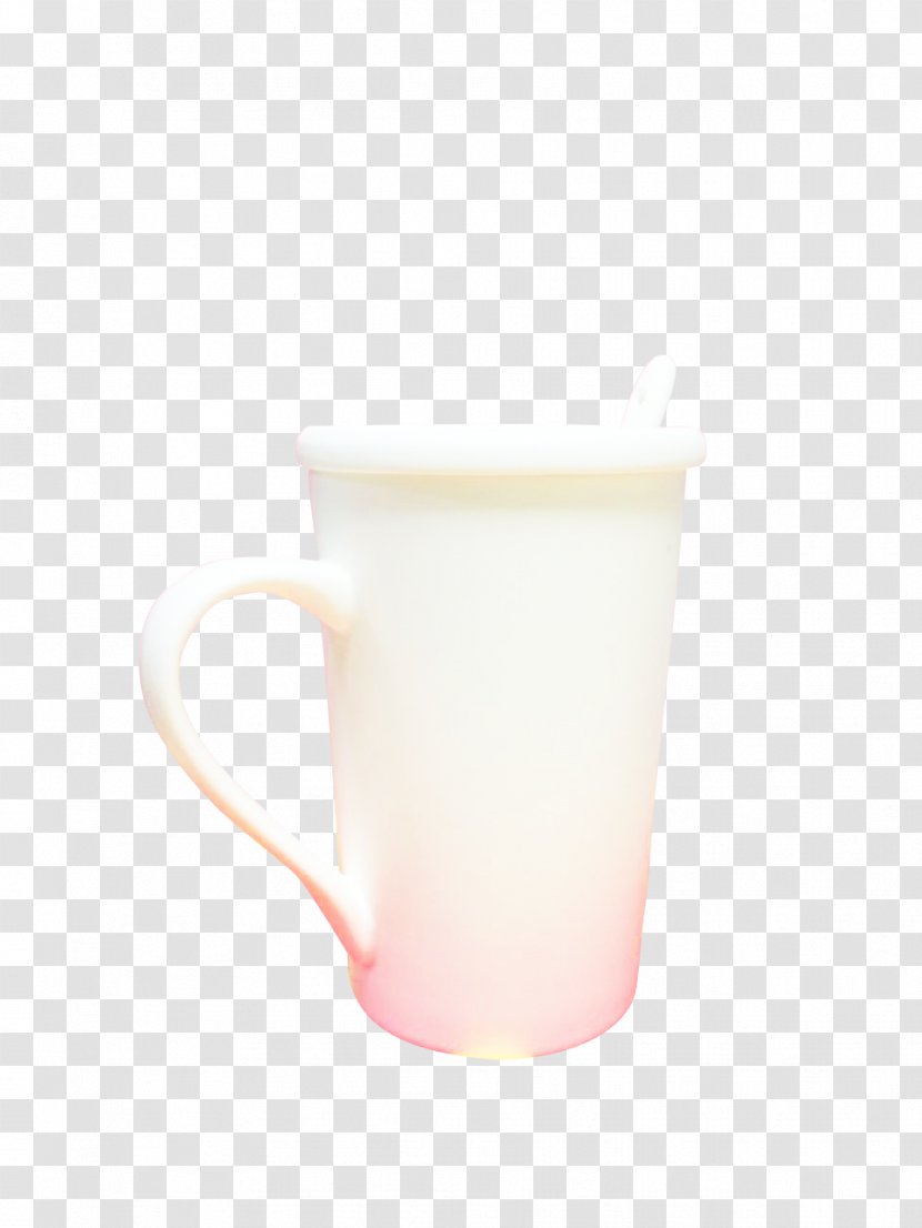Coffee Cup Tea Mug - Material - Pink Gradient Transparent PNG
