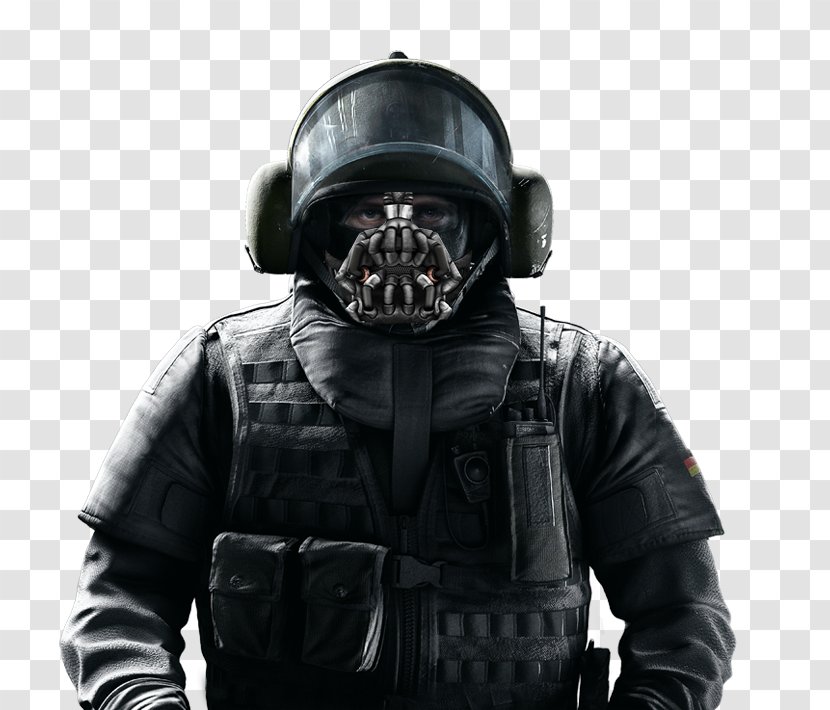 Tom Clancy's Rainbow Six Siege Ubisoft Video Game GSG 9 Penta Sports - Helmet - Minecraft Transparent PNG