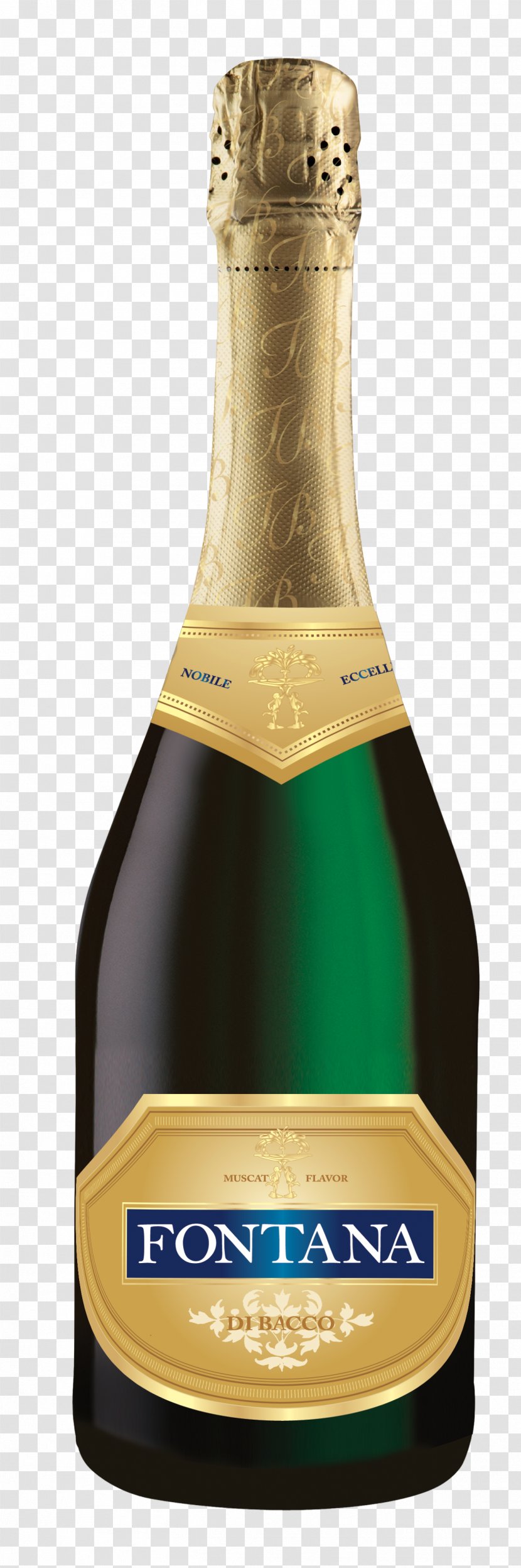 Champagne Liqueur Bottle - Sparkling Wine Transparent PNG