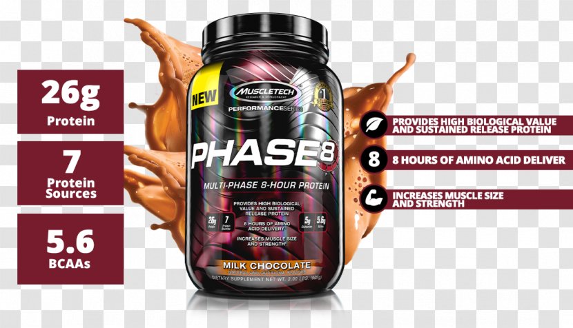 Dietary Supplement MuscleTech Amino Acid Phase Eight Biological Value - Brand - Clinical Nutrition Transparent PNG