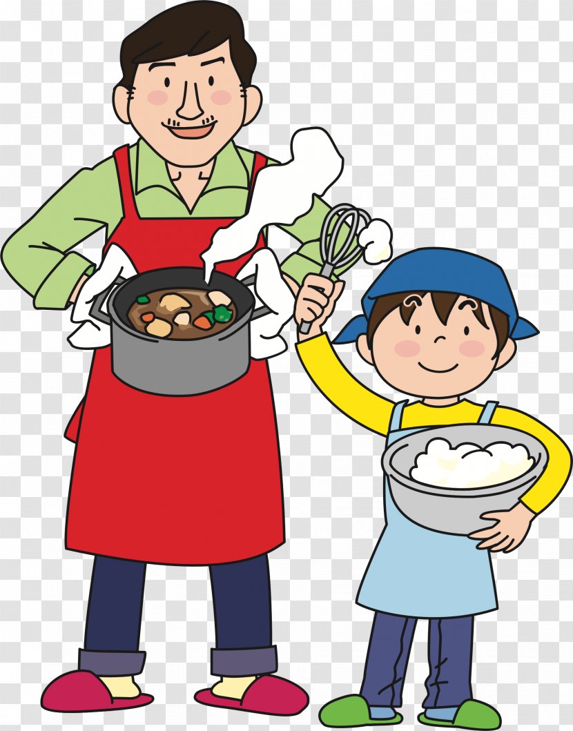 Clip Art Illustration Father Image Cooking - Cook Transparent PNG