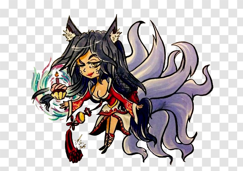 League Of Legends Ahri Art Character Drawing - Tree Transparent PNG