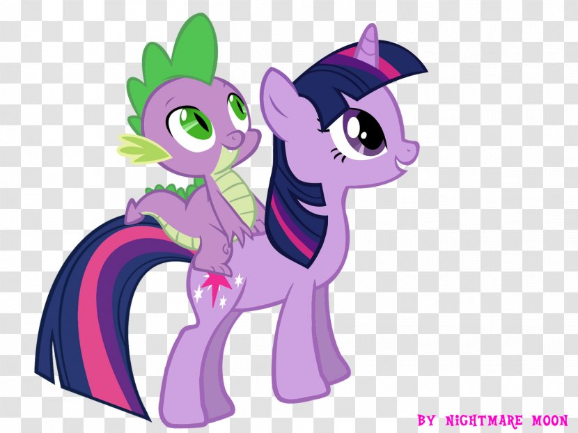 Pony Twilight Sparkle Spike Rarity Applejack - Horse Transparent PNG