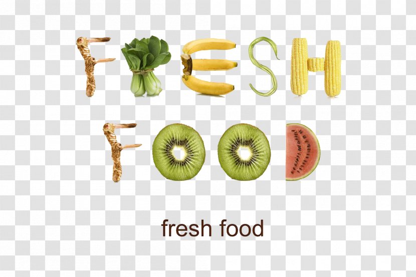 Paper Food Vegetable Health Letter - F Word - Healthy Fruits And Vegetables Transparent PNG