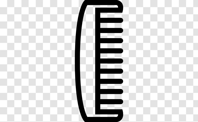 Comb - Symbol - Black And White Transparent PNG