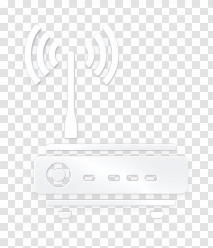 Antenna Icon Double Internet - Electronic Device Wireless Router Transparent PNG