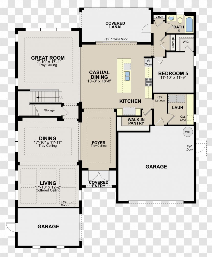 Floor Plan WCI At Bridgewater Viera By Lennar Corporation House Room Transparent PNG