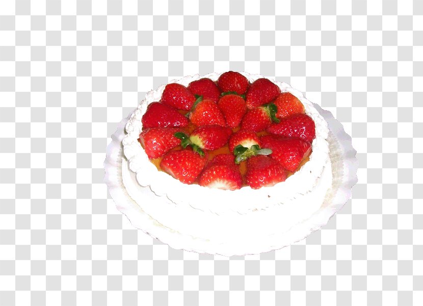 Strawberry Pie Torte Cheesecake Bavarian Cream Tart Transparent PNG