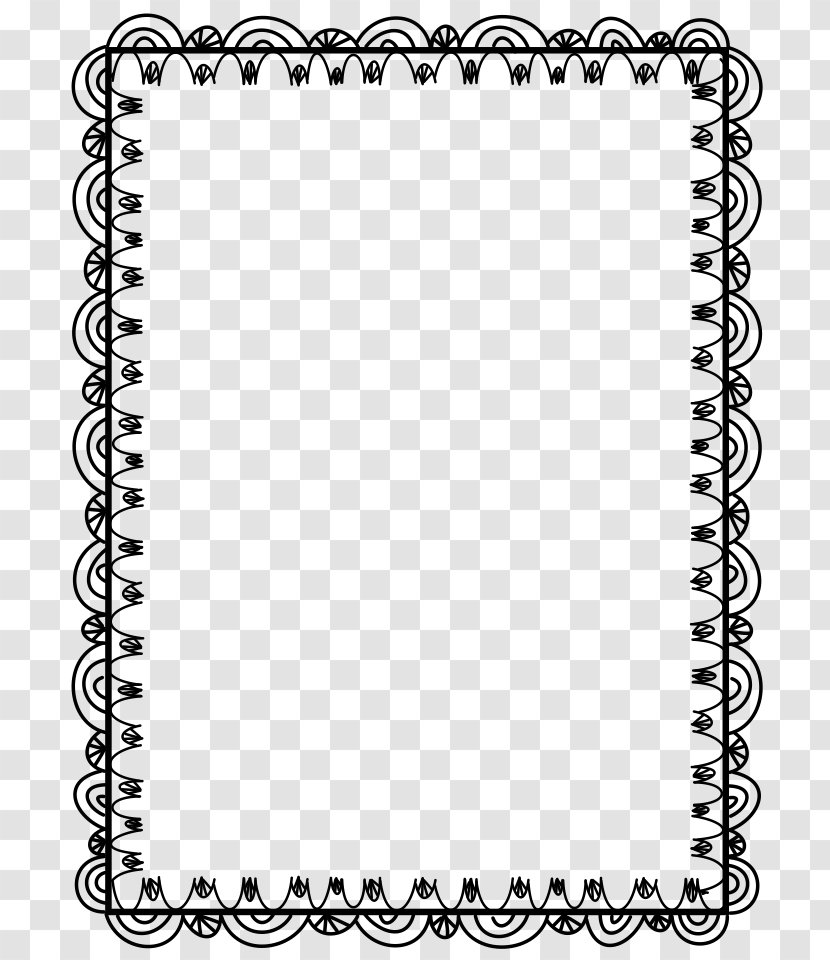 Editing Symbol Proofreading Clip Art - Black - Creative Border Transparent PNG