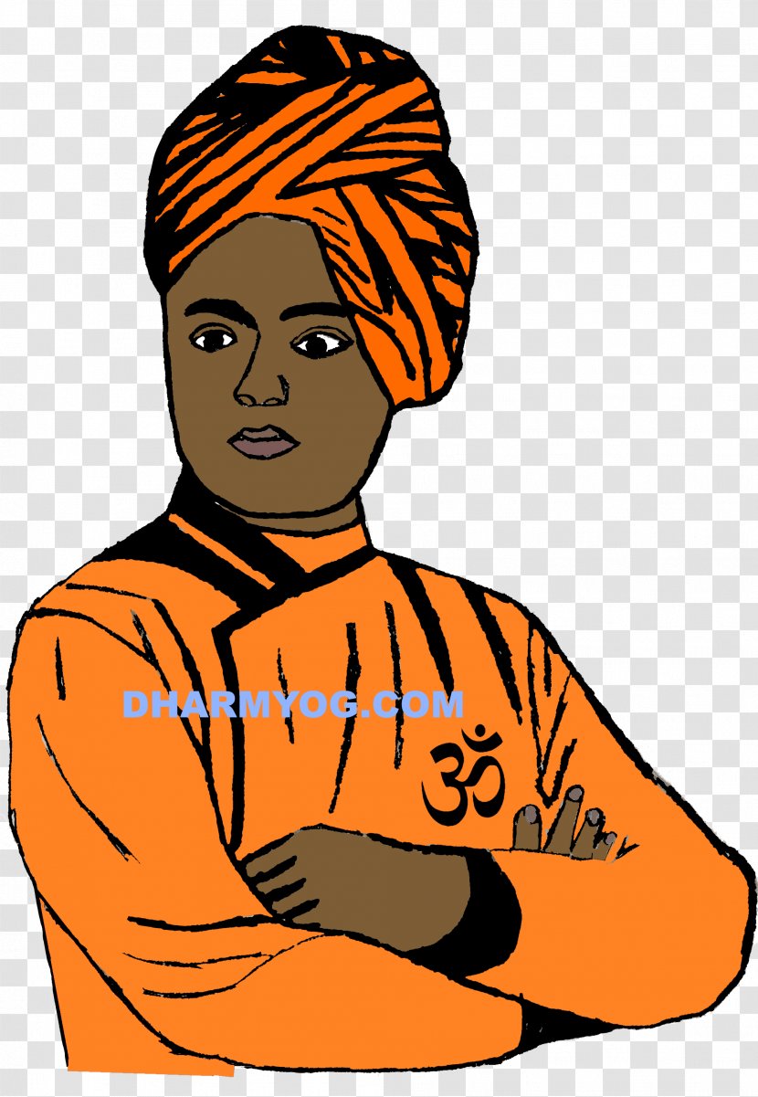Orange Background - Puja - Turban Line Art Transparent PNG