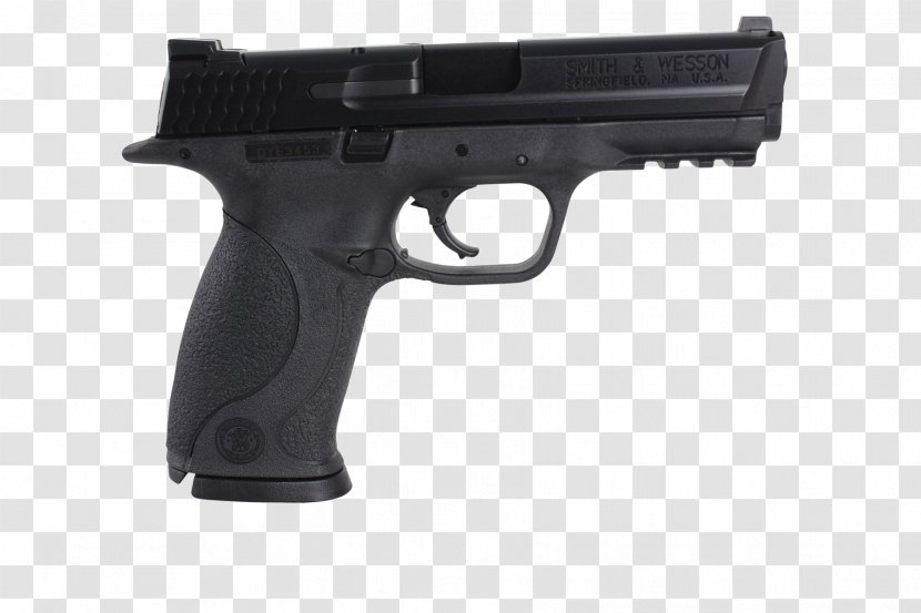 Firearm Pistol Smith & Wesson M&P Blowback 9×19mm Parabellum - Airsoft - Handgun Transparent PNG