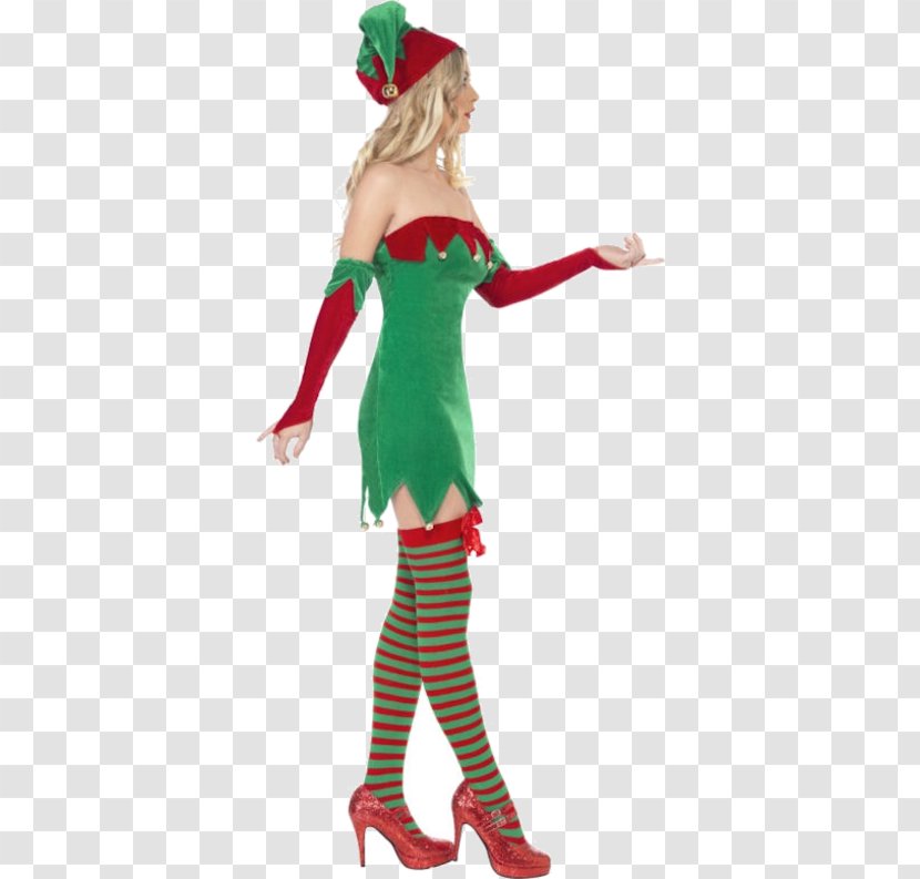 Costume Party Santa Claus Dress Christmas Elf - Design Transparent PNG