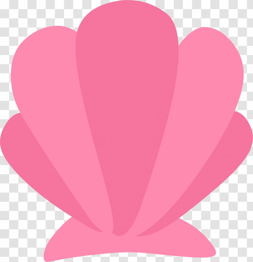 Ariel Mermaid Clip Art - Heart - Conch Transparent PNG