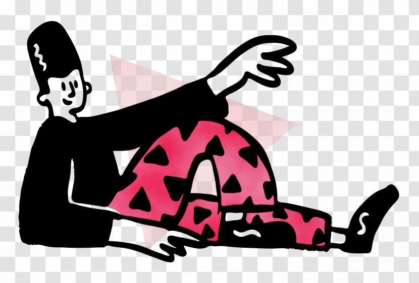 Pink(m) Cartoon Character Project Goal Transparent PNG