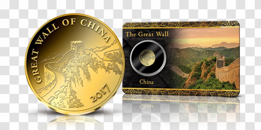 Coin Gold Money Metal Great Wall Of China - Carat - The Seven Wonders Transparent PNG