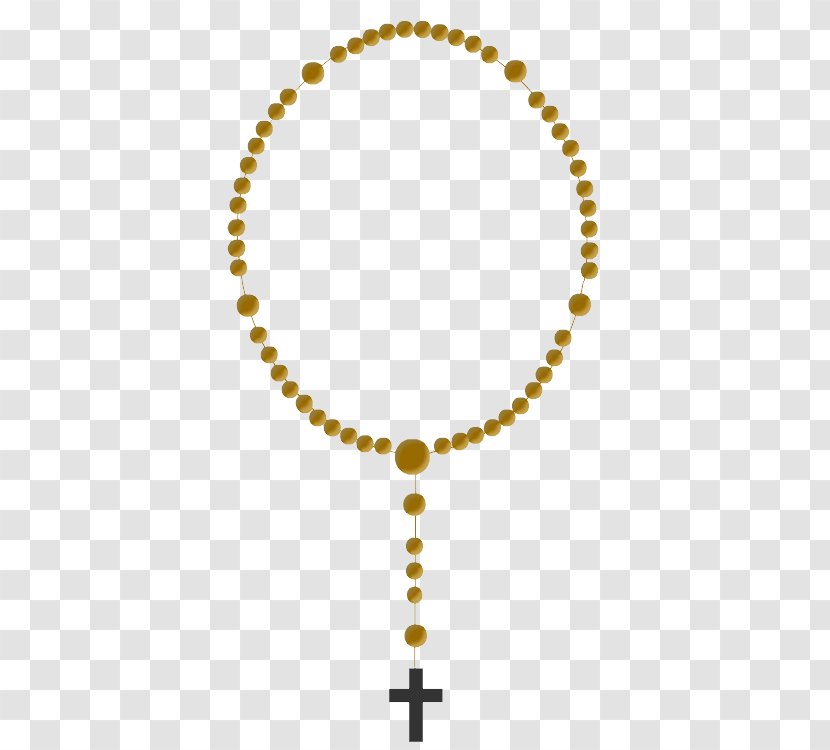 Drawing Rosary Illustration Prayer Art - Cross - Santos Catolicos Transparent PNG