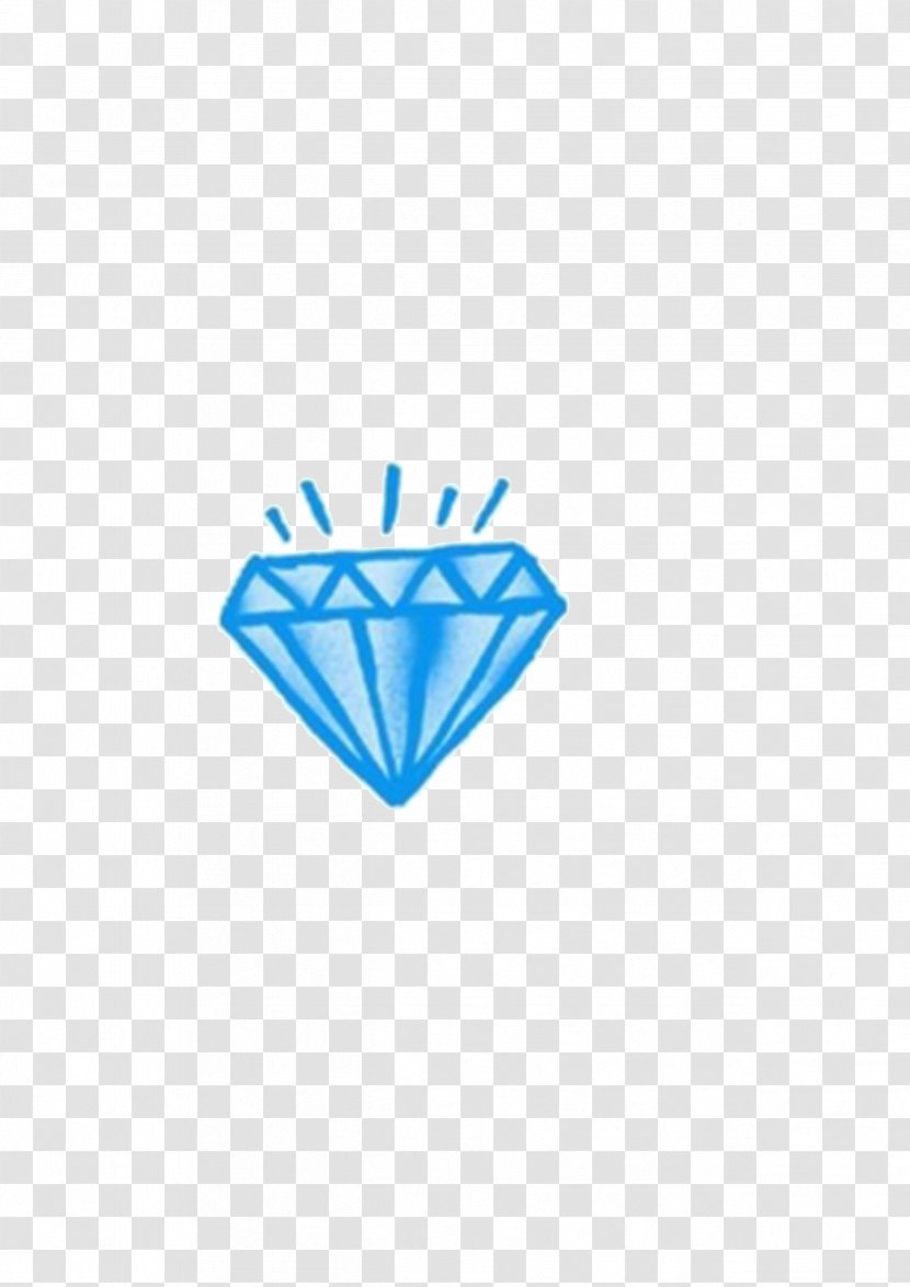 Blue Download Clip Art - Heart - Diamond Transparent PNG