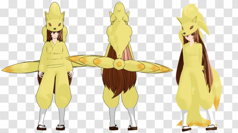 Costume Design Cartoon Banana - Nine Tails Transparent PNG