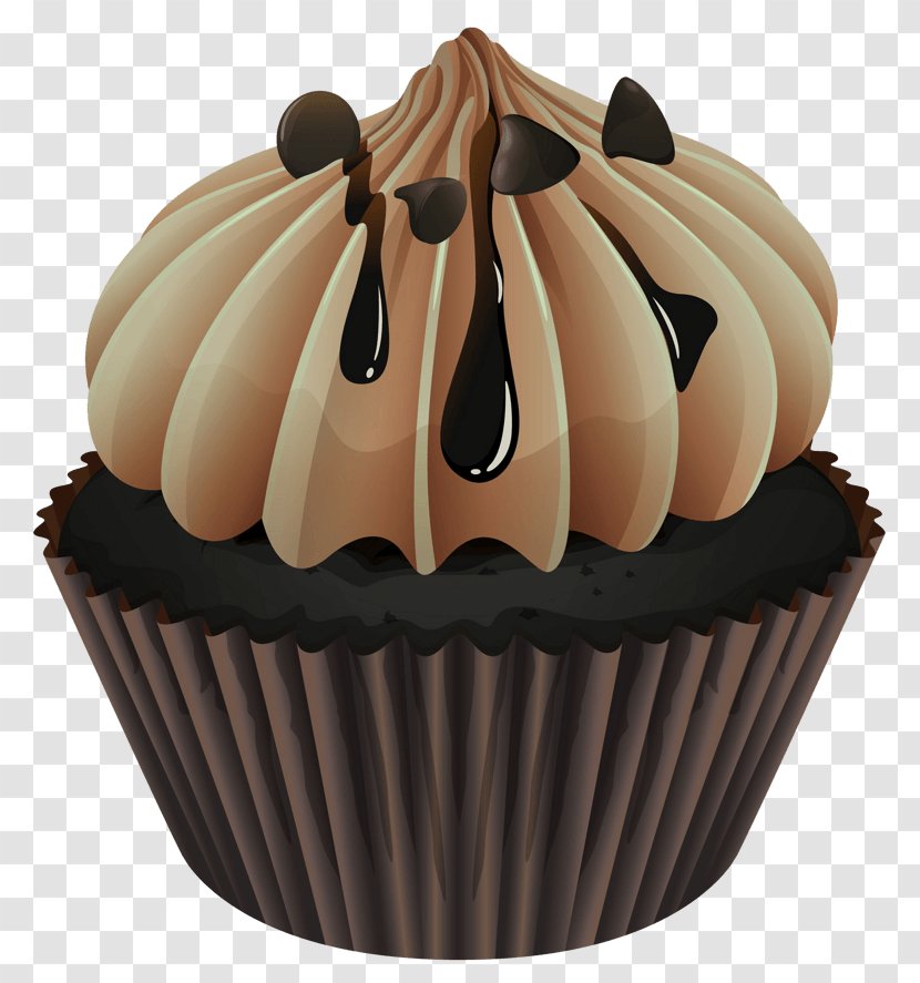 Cupcake American Muffins Frosting & Icing Chocolate Truffle Cake - Candy - Decorating The Transparent PNG